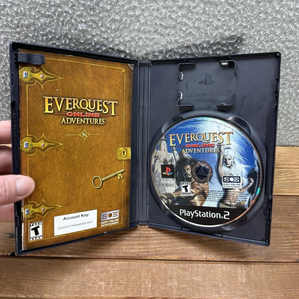 EverQuest Adventures PlayStation2 Role Playing MMORPG Action Game‎ Complete CIB